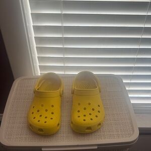CROCS Women's Yellow Mules